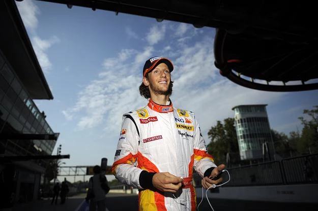 Romain Grosjean w 2009 roku był kierowcą testowym Renault