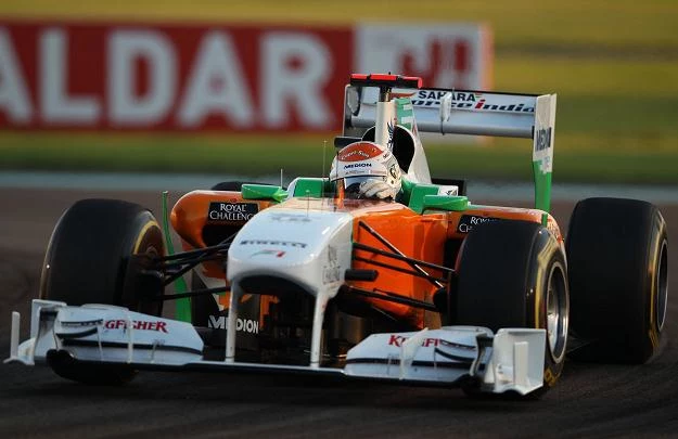 Adrian Sutil w bolidzie Force India