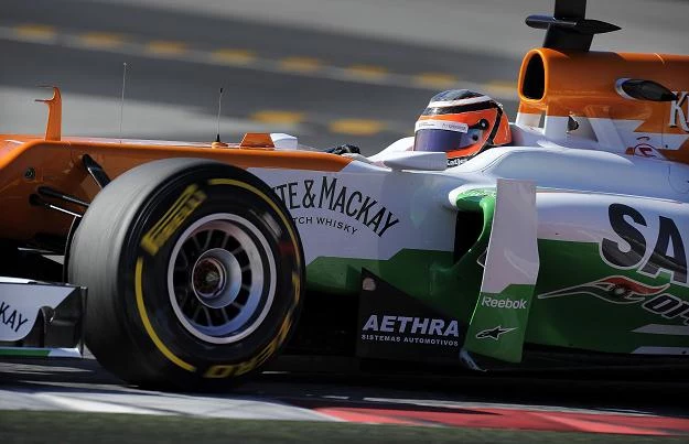 Nico Hulkenberg z zespołu Force India