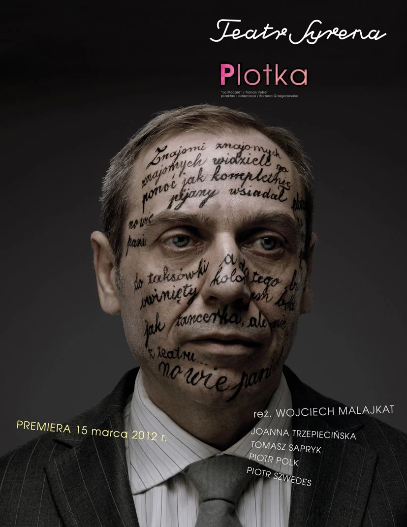 Plakat spektaklu "Plotka"