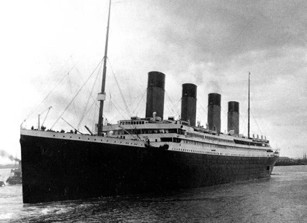 Zdjęcie Titanic'a z kwietnia 1912 roku.