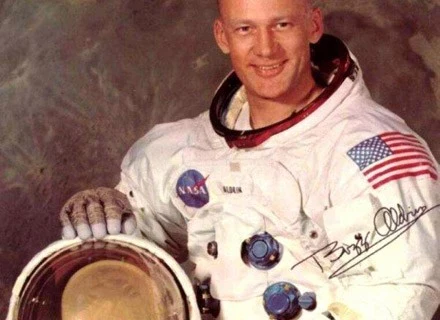 Na zdj. Edwin Buzz Aldrin, astronauta z Apollo 11