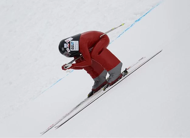 Jędrzej Dobrowolski pędzi podczas Finału Pucharu Świata Speed Ski 2010 /fot. Jędrzej Dobrowolski