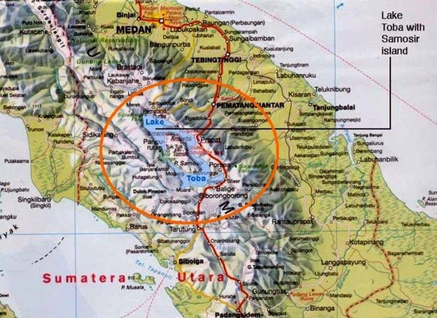 Jezioro Toba na Sumatrze stanowi pozostałość wulkanu, który eksplodował 70 tys. lat temu
