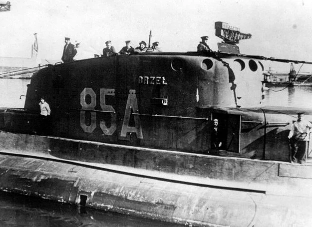ORP "Orzeł" w brytyjskim porcie ORP "Orzeł" w brytyjskim porcie