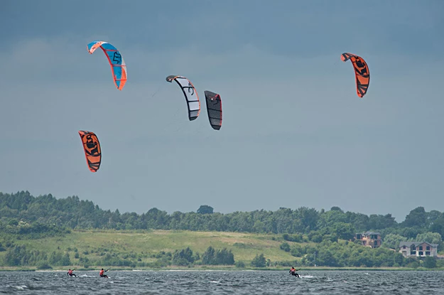 II Puchar Polski w kitesurfingu /fot. Łukasz Nazdraczew