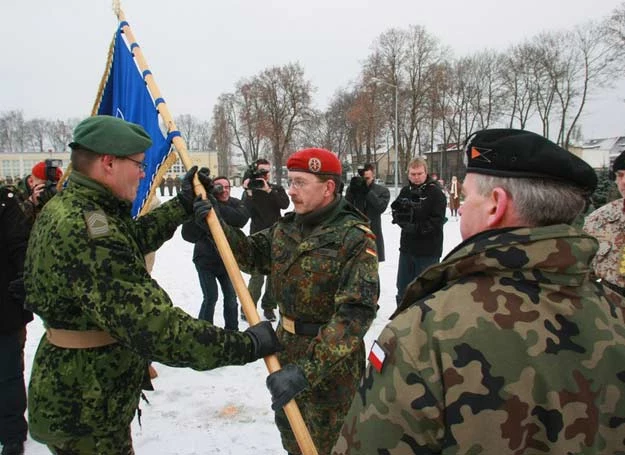 Ceremonia zmiany dowodcy Wielonarodowego Korpusu Polnocno-Wschodniego