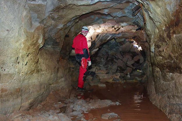 W sztolni nr 3 na stoku Gontowej