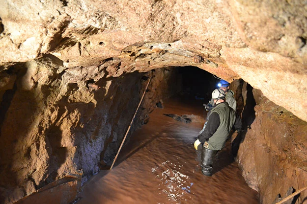 W sztolni nr 3 na stoku Gontowej