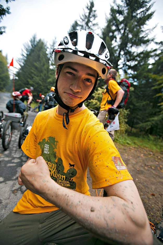 Podczas wyprawy "Beskid Niski 2011 Survival Expedition" (19-30.09.2011 r.) /fot. Weronika Gurdek