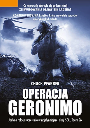 Chuck Pfarrer "Operacja Geronimo" /fot. Znak Litera Nova