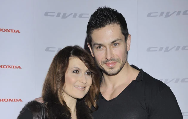 Katarzyna Skrzynecka z mężem, Marcinem Łopuckim. Katarzyna Skrzynecka z mężem, Marcinem Łopuckim.