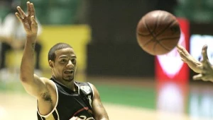 Donald Copeland zdobył 21 punktów dla Turowa/fot.Jerzy Kleszcz