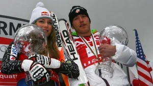 Bode Miller i urocza Lindsay Vonn, czyli najlepsi w zeszłym sezonie.