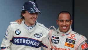 Robert Kubica i Lewis Hamilton
