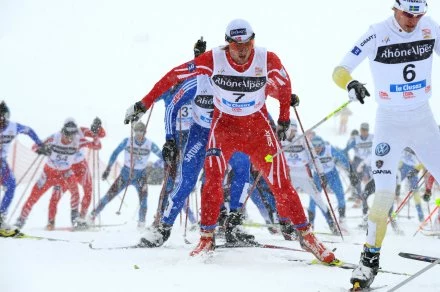 W środku Petter Northug W środku Petter Northug