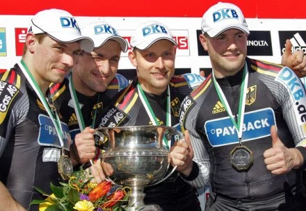 Z prawej lider PŚ - Andre Lange Z prawej lider PŚ - Andre Lange