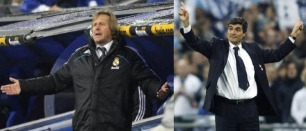 Były i obecny trener Realu Madryt: Bernd Schuster i Juande Ramos Były i obecny trener Realu Madryt: Bernd Schuster i Juande Ramos