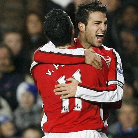 Robin Van Persie (z lewej) i Cesc Fabregas. Robin Van Persie (z lewej) i Cesc Fabregas.