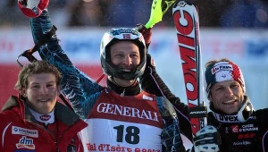 Aksel Lund Svindal (w środku)