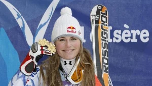 Lindsey Vonn zdobyła w Val d'Isere już dwa złote medale
