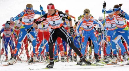 Justyna Kowalczyk na czele stawki Justyna Kowalczyk na czele stawki
