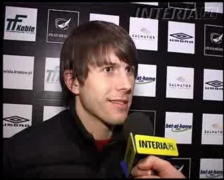 Rafał Boguski po derbach.