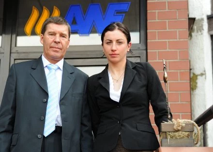 Aleksander Wierietielny i Justyna Kowalczyk Fot. Norbert Barczyk