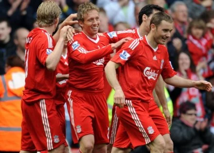 Radość piłkarzy Liverpoolu.