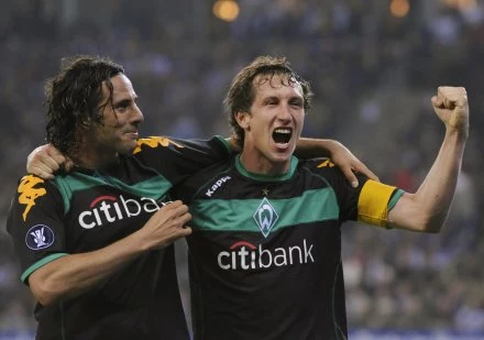 Claudio Pizarro i Frank Baumann