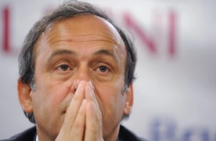 Prezydent UEFA Michel Platini