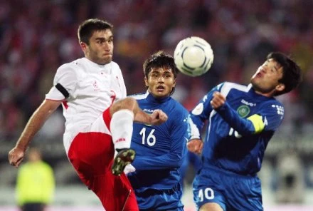 Grzegorz Bronowicki w meczu reprezentacji Polski.