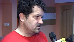 Trener Comarch Cracovii Rudolf Rohaczek.