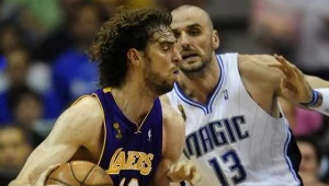 Marcin Gortat kontra Pau Gasol