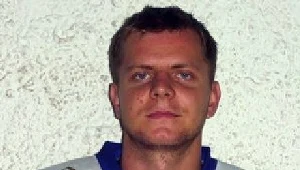 Peter Tabaczek to nowy napastnik Aksam/Unii. Fot. Radosław Kozłowski.