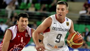 Leni-Roko Ukić (z lewej) i Steffen Hamann