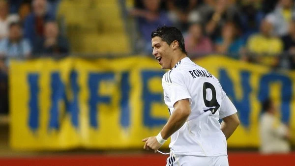 Cristiano Ronaldo po zdobyciu gola na 0:1. Cristiano Ronaldo po zdobyciu gola na 0:1.