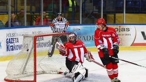 Rafał Radziszewski w bramce Comarch Cracovii, fot: Tadeusz Bącal