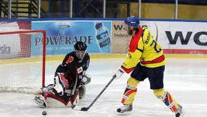 Snajper Podhala Milan Baranyk musi pauzować w trzech najbliższych meczach, fot: Tadeusz Bącal