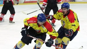 Radość hokeistów Wojasa Podhale Nowy Targ. Fot: Tadeusz Bącal