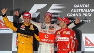 Robert Kubica, Jenson Button i Felipe Massa