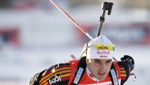 Ricco Gross jeszcze na biathlonowen trasie