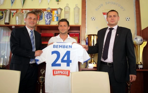Michael Bemben (z prawej) - nowy nabytek Górnika Zabrze