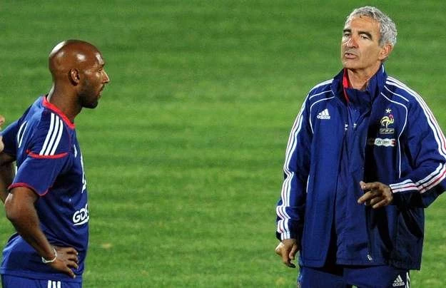 Nicolas Anelka obraził trenera Raymonda Domenecha