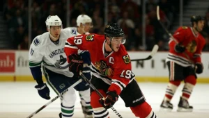 Jonathan Toews poprowadził Chicago Blackhawks do zwycięstwa w meczu z Calgary Flames 4-2