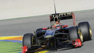 Robert Kubica w nowym bolidzie Lotus-Renault