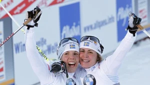 Charlotte Kalla i jej rodaczka Anna Haag.