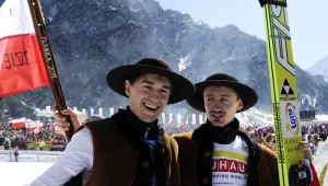 Kamil Stoch i Adam Małysz w Planicy Fot. Grzegorz Momot