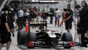 Kierowca zespołu Lotus-Renault, Niemiec Nick Heidfeld