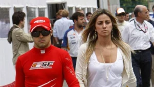 Felipe Massa z żoną Raffaelą